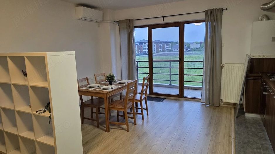 De inchiriat-Apartament 2 camere, 58m2, parcare subterana, comfort 1, Straulesti - Poză 6