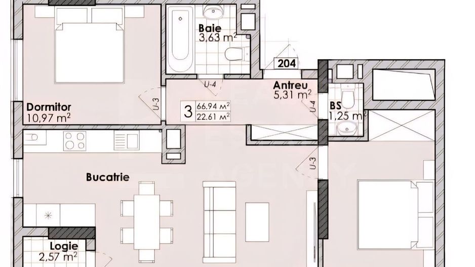 Vânzare, apartament, 2 odăi + living, bd. Cuza Vodă, Botanica - Poză 7