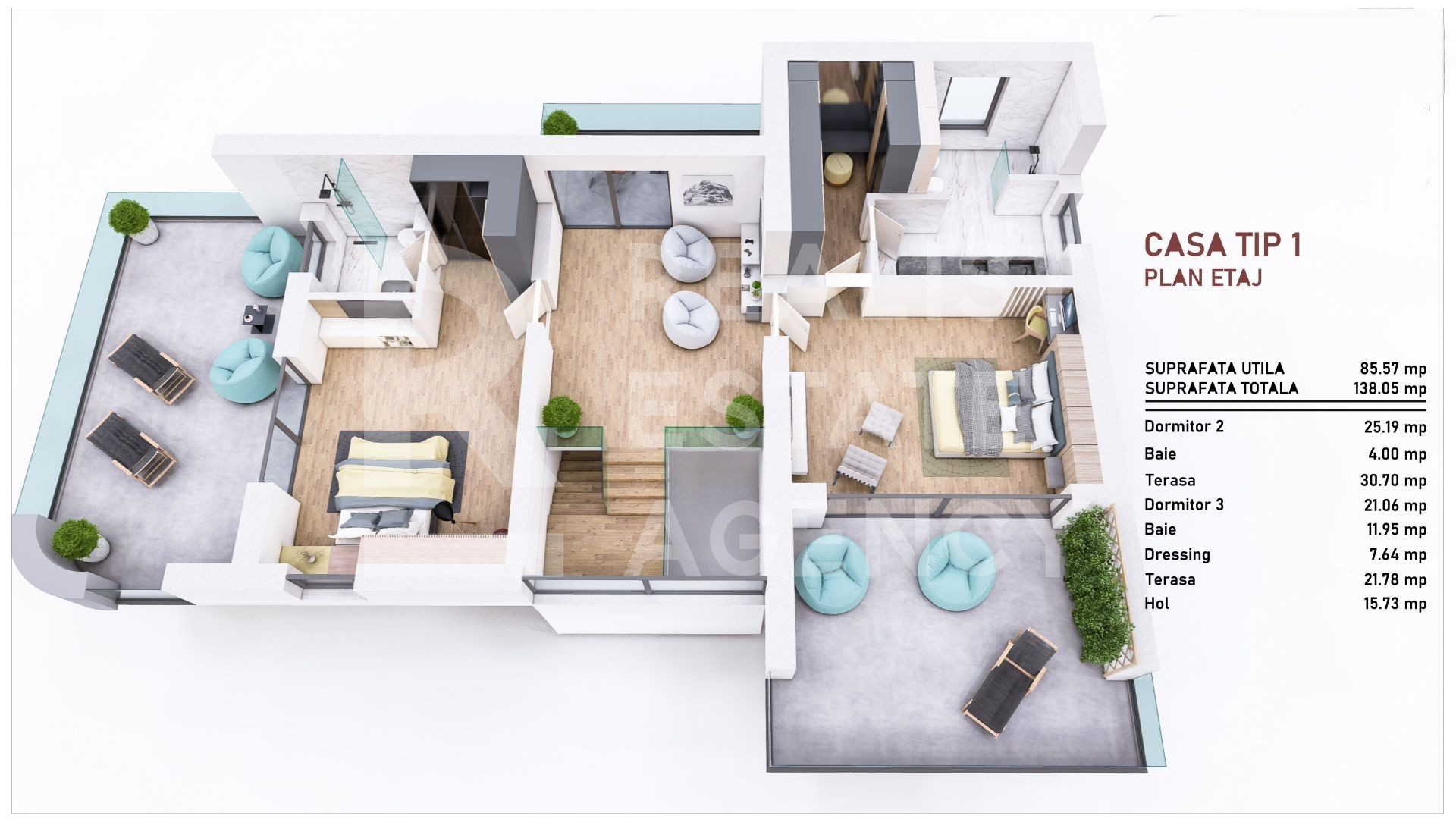 Vânzare, casă modernă, 4 camere tip 1, Cristian - Poză 4