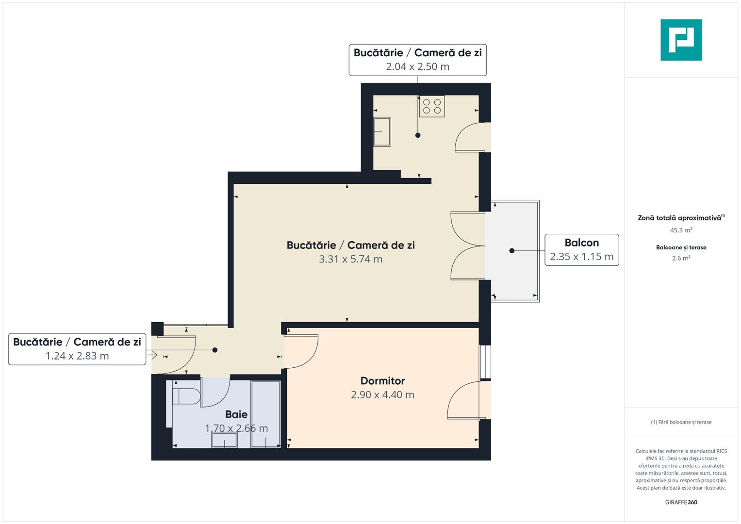 Apartament cu 2 camere în complexul ARED-IMAR - Poză 11