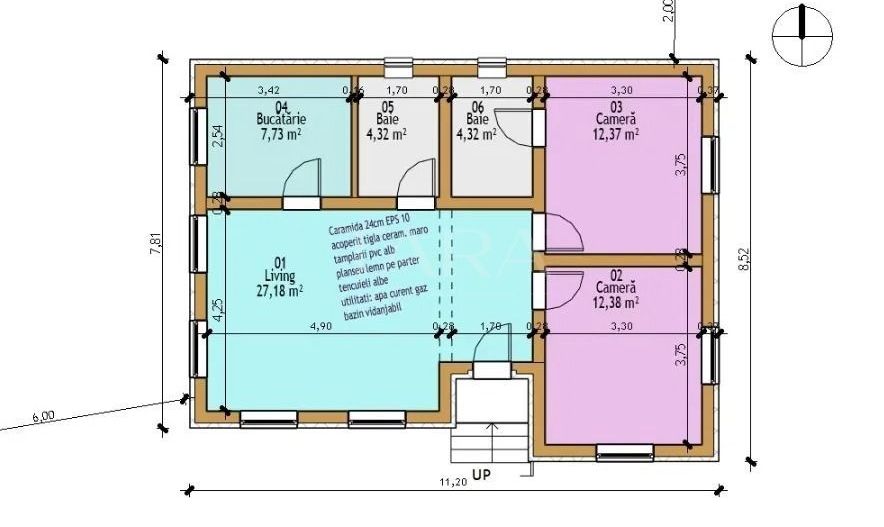 Vanzare casa individuala pe un singur nivel,  Campenesti - Poză 4