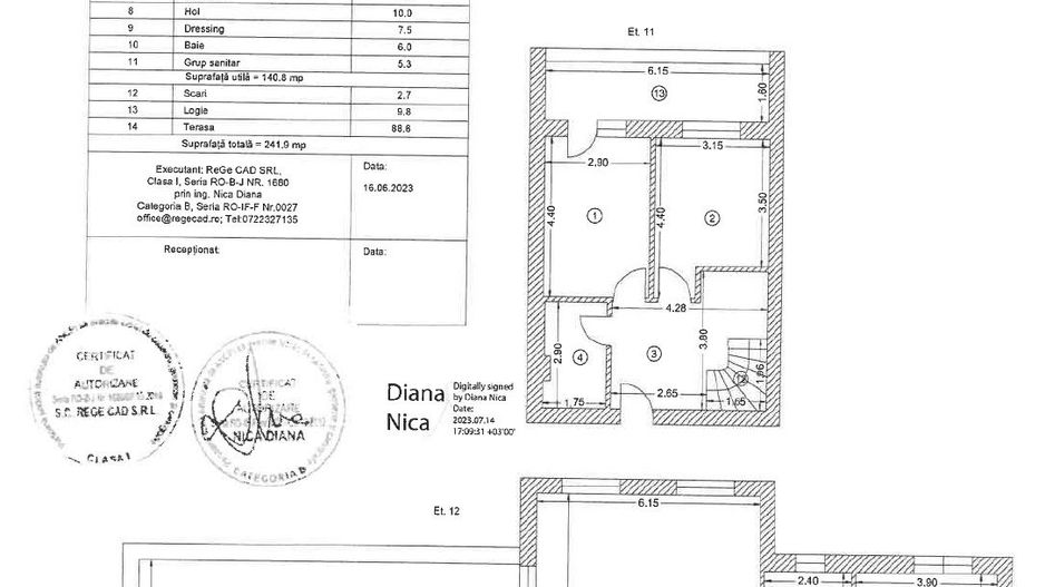 Apartament 4 camere | 241mp totali | 88mp terasa | Hils Brauner - Poză 20