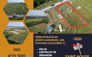 Teren intravilan 496 M² Szalomer 3 - Poză 1