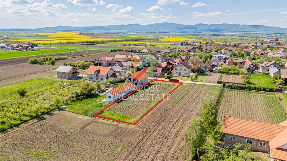 Teren intravilan 1200 mp-Feldioara - 0% Comision pt Cumparator - Poză 1