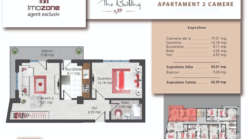 Prelungirea Ghencea | 2 camere | 62.59 mp | Etaj 3 | Finalizat | Comision 0% - Poză 3