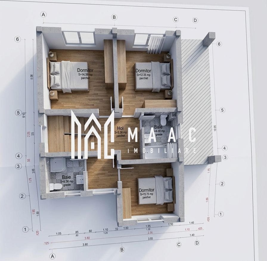 Casă Individuală | 5 camere | 113 MPU | Curte | Șura Mică - Poză 3