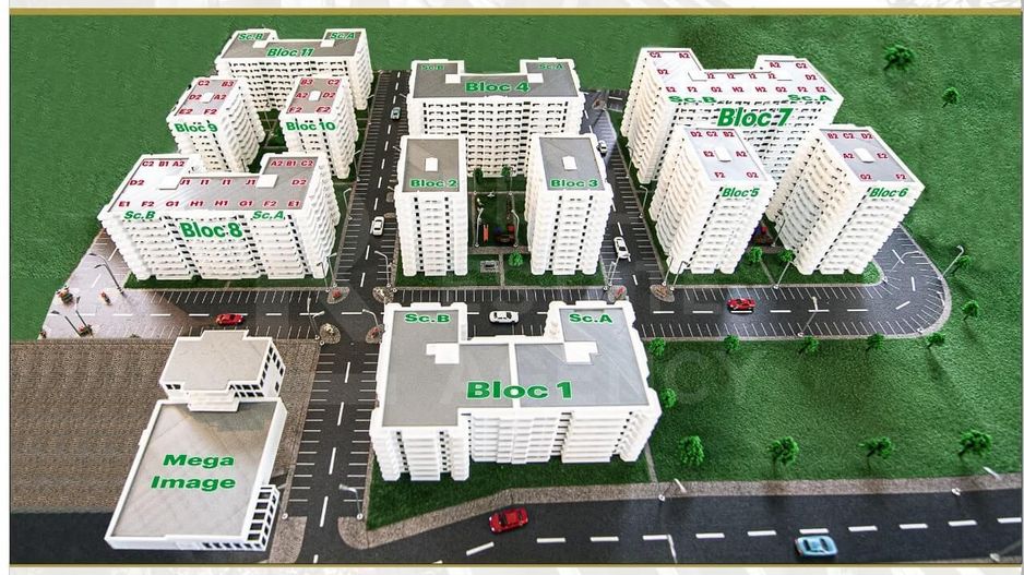 Apartament cu 2 camere, de tip F2 - Royal Town Copou - Poză 3