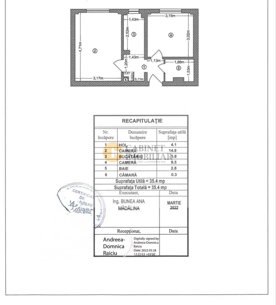 2 Camere | Decomandat | Credit | Renovat | Investitie | Lujer X Poli - Schiță 8
