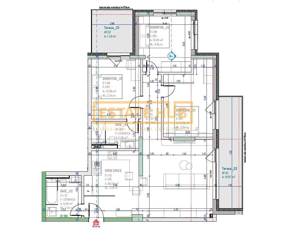 Apartamente 4 camere | Standarde NZEB | Comision 0 - Poză 7