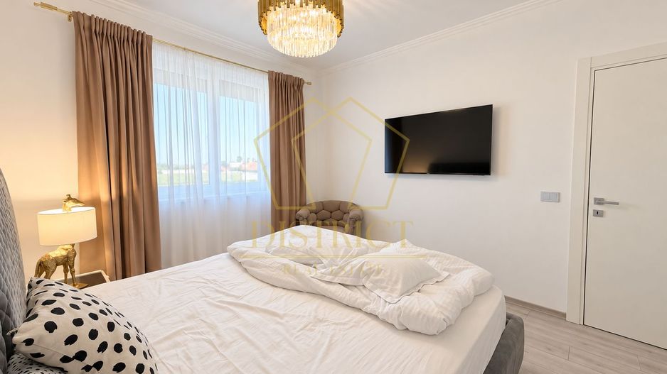 Apartament cu 2 camere mobilat de Lux | Etaj intermediar | in Giroc la asfalt. - Poză 9