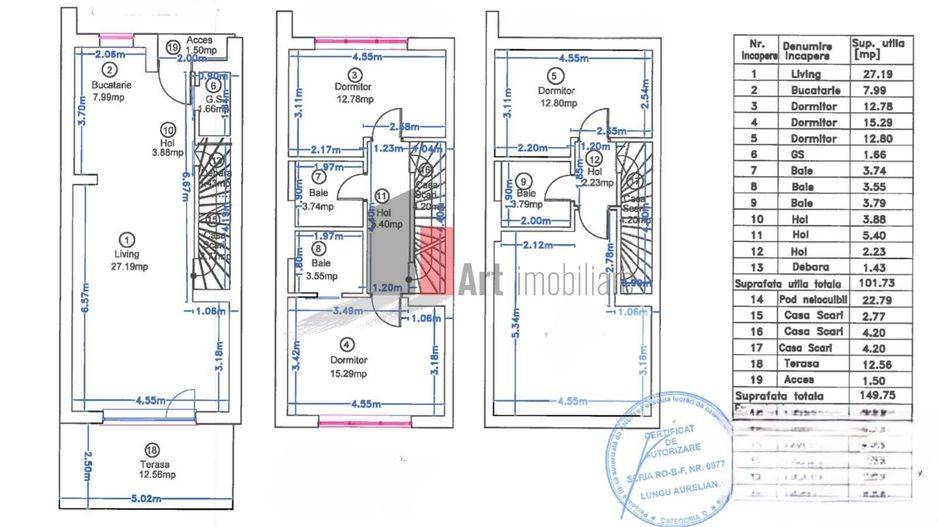 Casa - 5 camere mobilat partial cu 2 locuri de parcare - Poză 17
