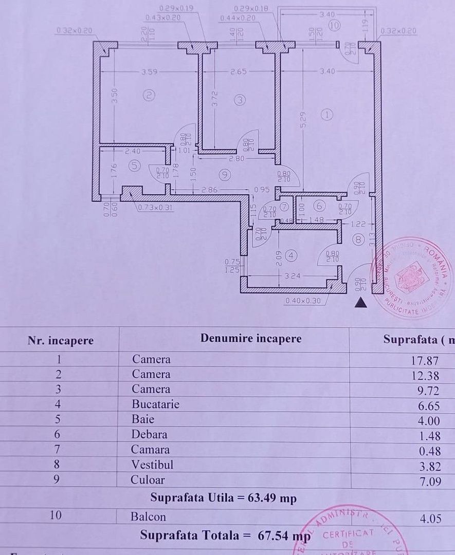 3 Camere 1minut Metrou Gorjului Lujerlui Bd. Iuliu Maniu Parcare ADP - Poză 1