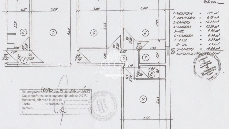Apartament 4 camere I modern I spatios I Drumul Taberei - Schiță 9