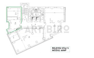 Zero comision, 66mp birou Gara de Nord, M. Transporturilor, 3'[M] - Schiță 6