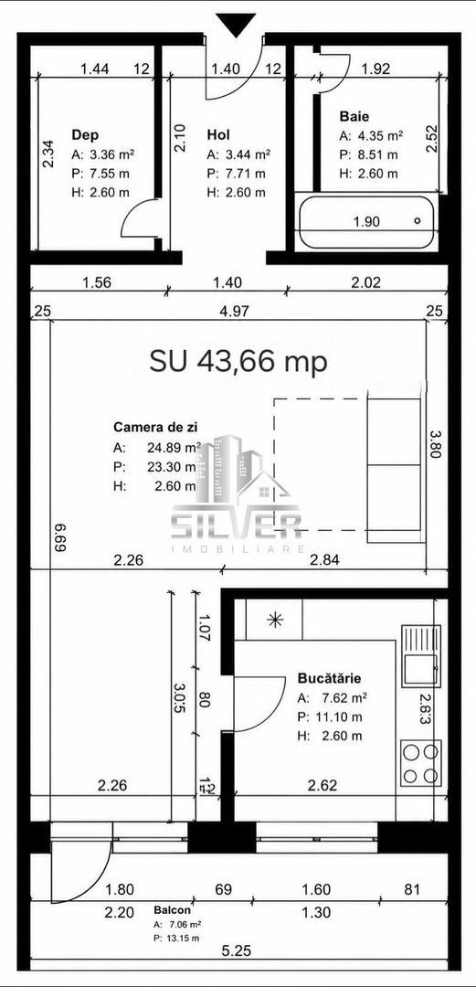 Apartamente cu o camera/40-44 mp/IMOBIL NZEB/TVA INCLUS. - Poză 6