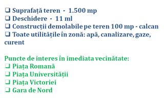 Vanzare - teren 1500 mp - Ultracentral - Cismigiu - Poză 2