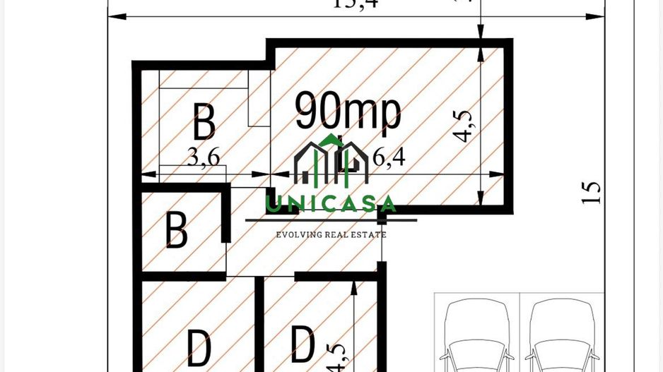 Casă nouă/ 3 camere/ pe parter/eficientă energetic/  Vlădești - Poză 4