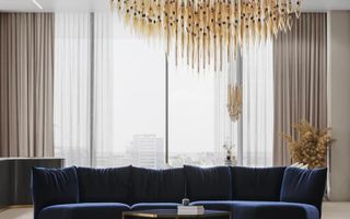 Penthouse cu panoramă spectaculoasă într-un ansamblu modern din nordul Capitalei - Poză 1