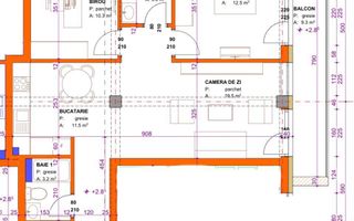 Apartament de Lux 3 camere 68,3 mp+balcon 9,3 mp-etaj 2-Central - Poză 1