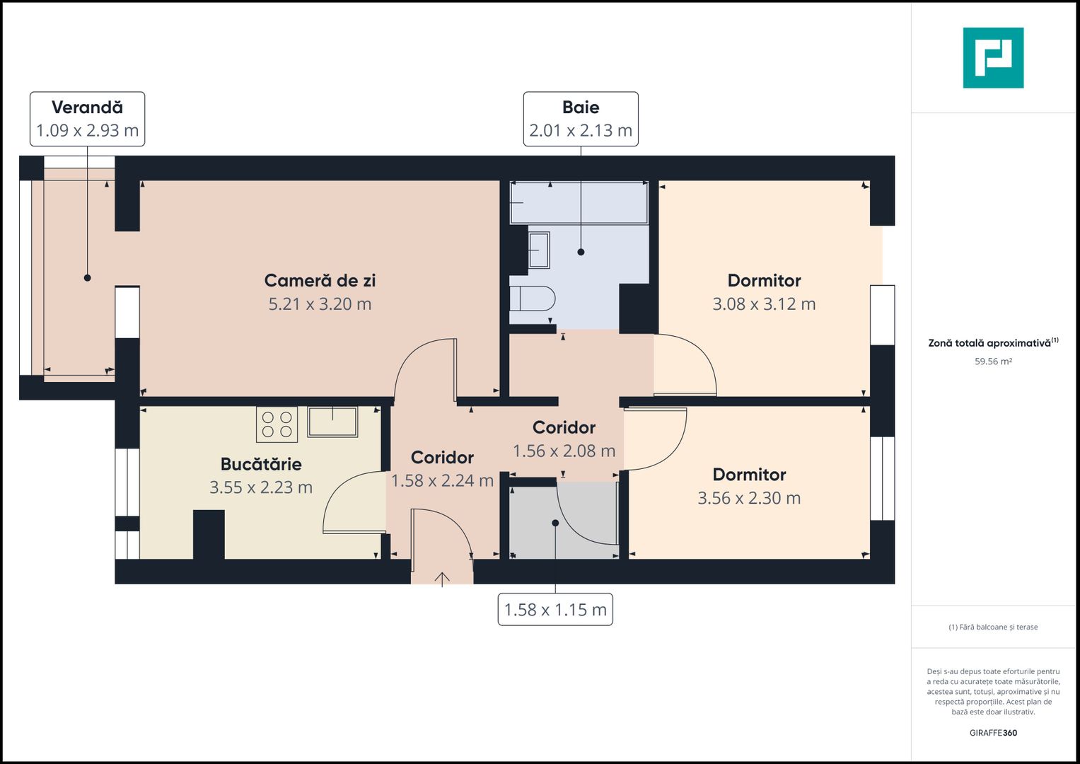 Apartament zona Lipovei - Poză 12