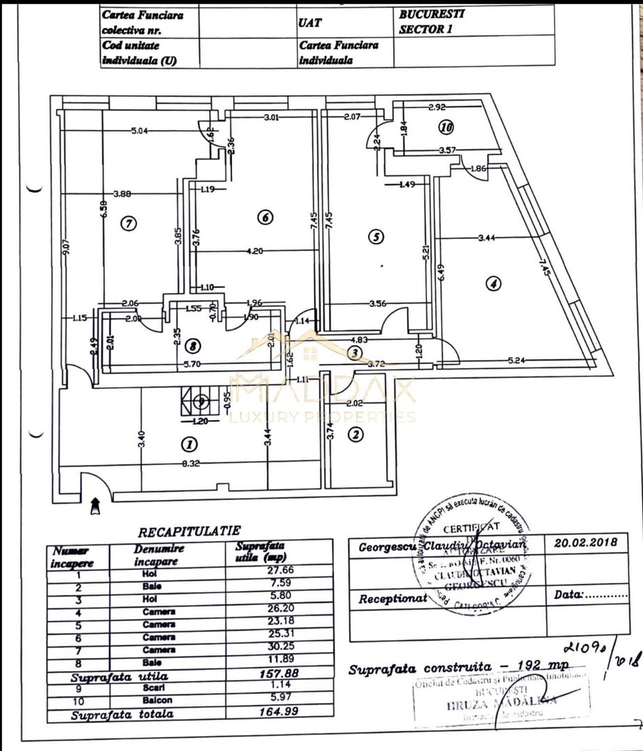 Penthouse cu 5 camere *347mp* + terasa 101mp* // Zona Herastrau - Schiță 49