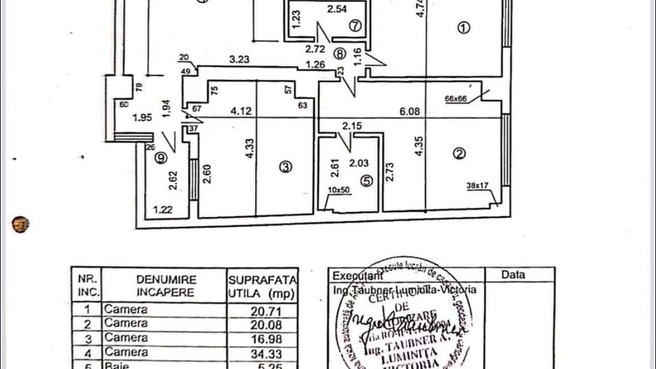 APARTAMENT 4 CAMERE | DOROBANTI | BLOC NOU - Schiță 15