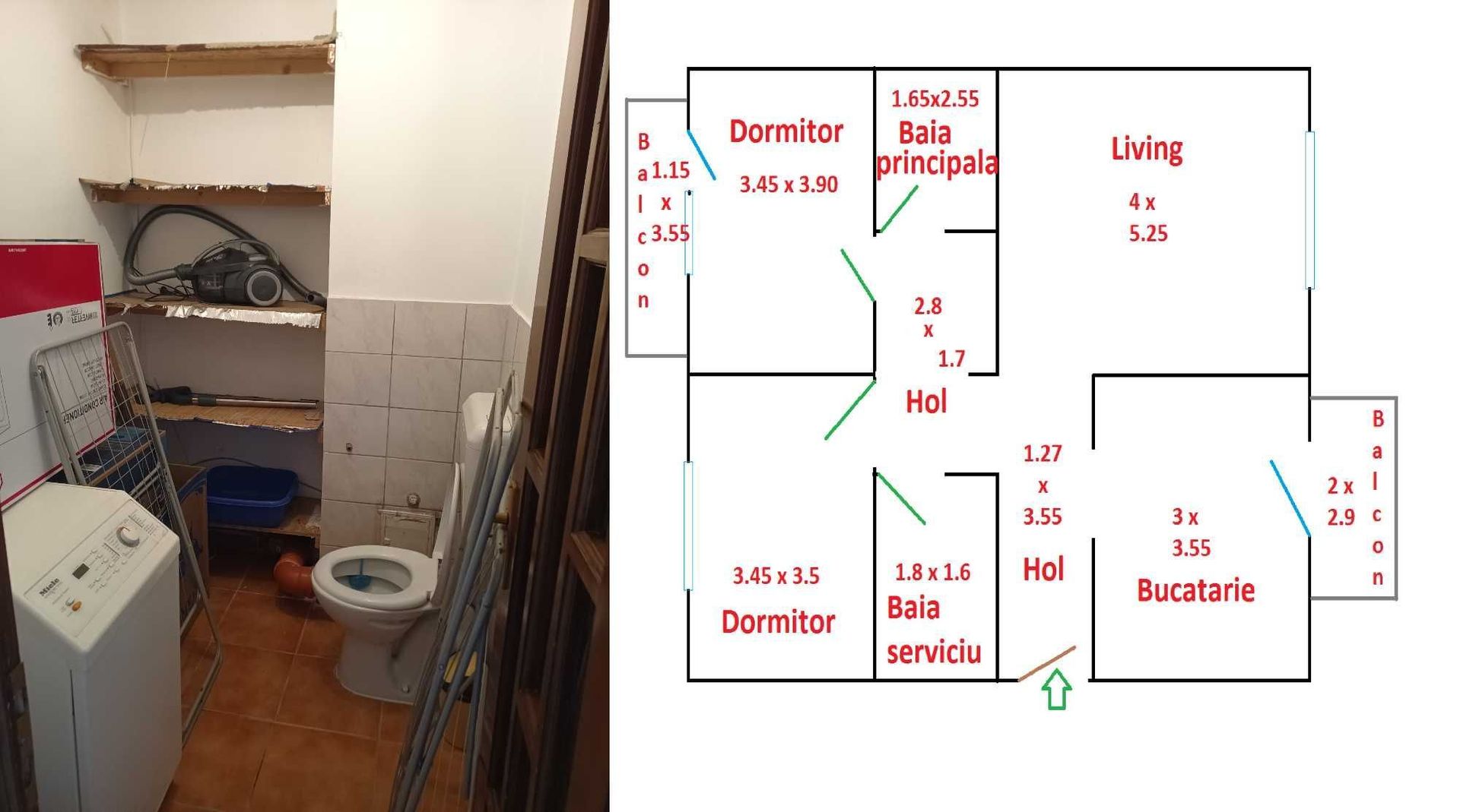 Apartament 3 camere - Poză 7