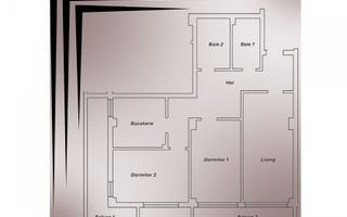 Tomis Nord  - Vanzare apartament decomandat cu 3 camere, bloc nou. - Poză 16