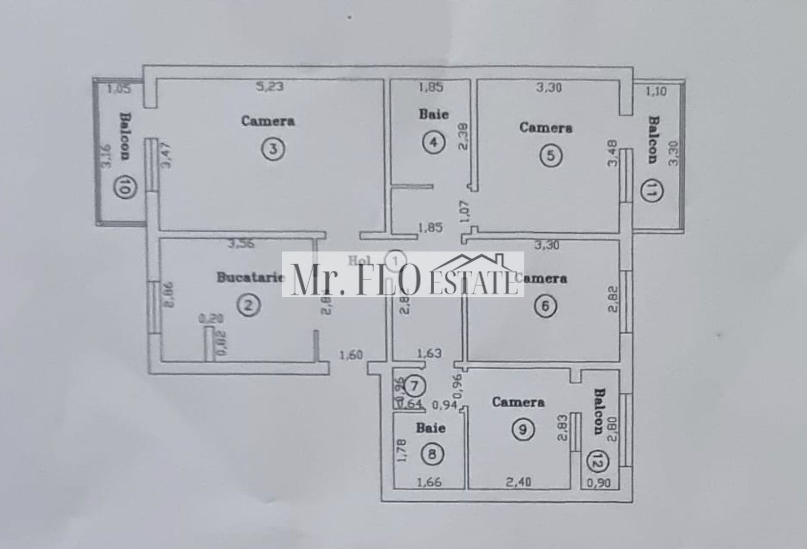 Apartament cu 4 camere, 3 balcoane si boxa proprie pe Calea Aradului - Poză 2