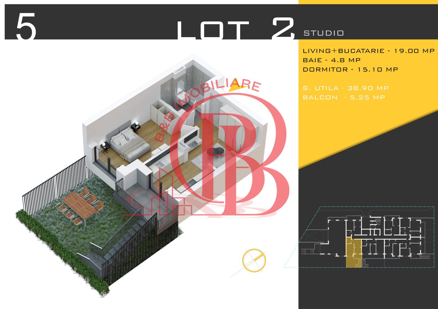 2 camere cu gradina Titan Pallady  Metrou Nicolae Teclu - Schiță 1