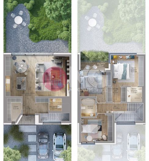 Casa de vanzare- 4 camere- teren 320 mp- Amber Forest - Poză 5