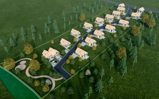 Teren intravilan 1000 mp cu autorizație de construire – Jucu de Sus - Poză 1