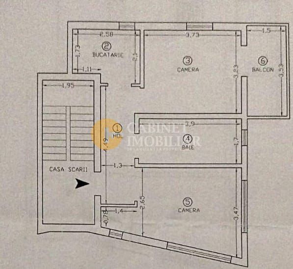 COPOU-2 CAMERE DECOMANDAT-BLOC NOU-ETAJ INTERMEDIAR-MOBILAT SI UTILAT - Poză 7