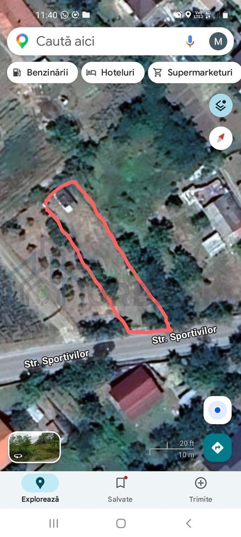 Teren intravilan de 400 mp în Breazu, Albești – utilități și expunere solară - Poză 1