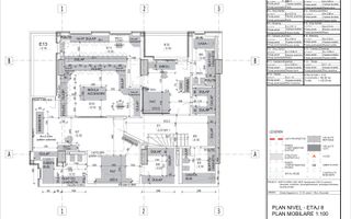 Penthouse I etaj 8-9-10 I terasa 100 mp I 225 mp utili I Zagazului - Schiță 2