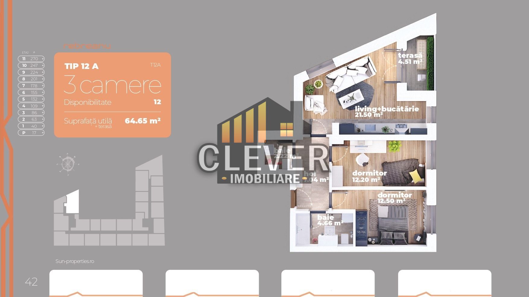 Apartament modern 3 camere 2 Bai Titan Sector 3 - Poză 3