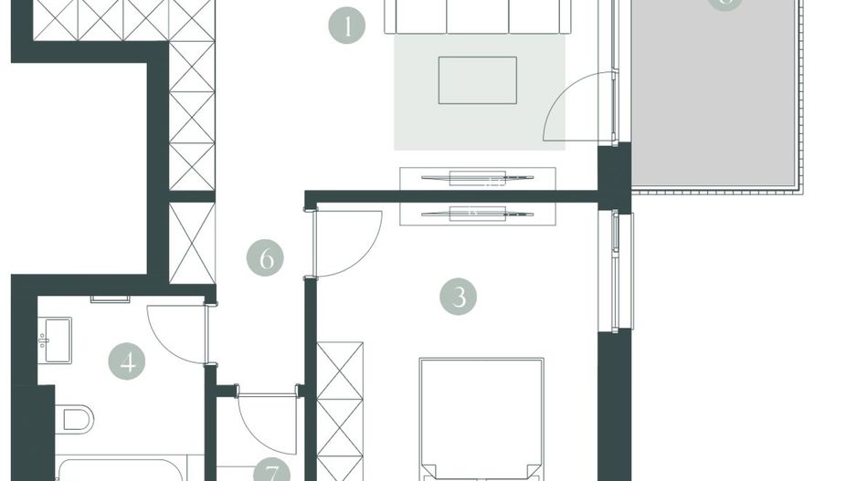 Apartament 2 camere -Paltim - Poză 20