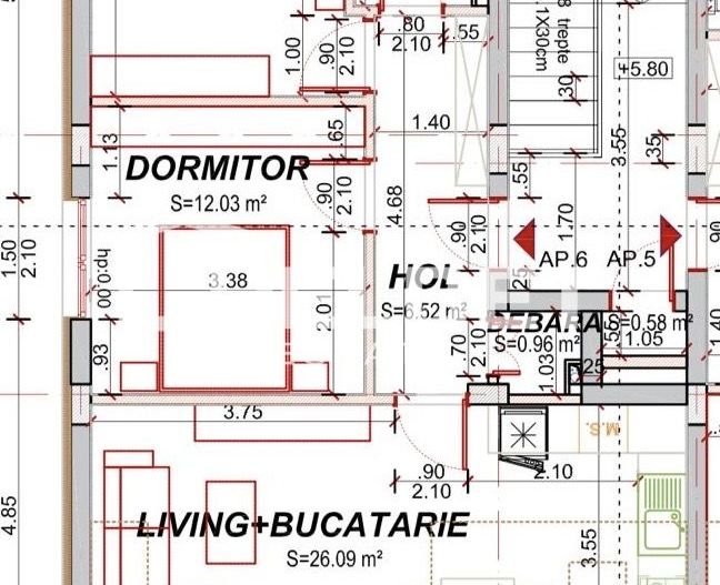 3 Camere / Sânpetru / Parcare / Finisat - Poză 3