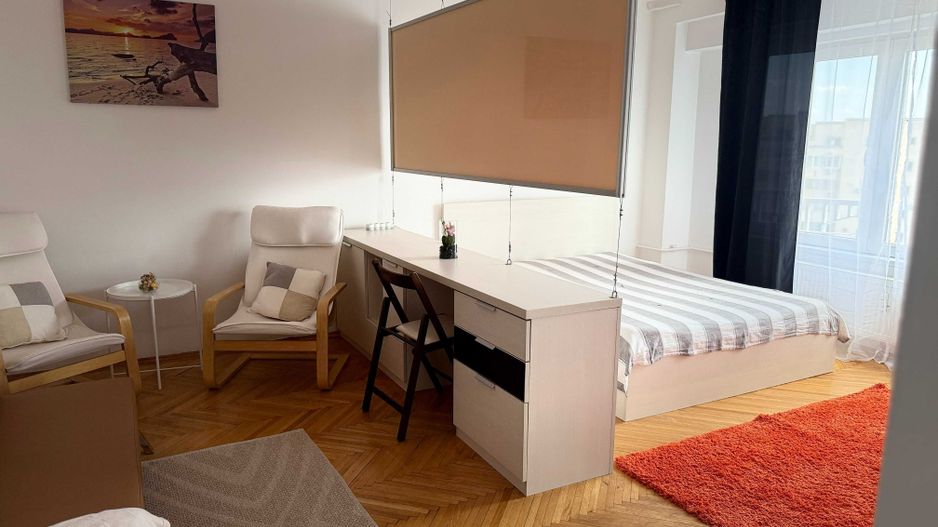 Studio modern 40 mp, renovat, boiler, 5 min metrou Piața Muncii, zona Decebal - Poză 1