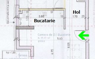 Comision 0. Apartament 2 camere, terasa, bloc nou finalizat - Schiță 12