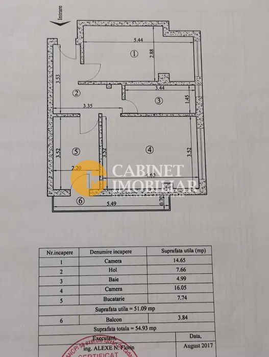 2 CAMERE DECOMANDAT - MOARA DE VANT - BLOC NOU INTABULAT - ETAJUL 2 - Poză 8