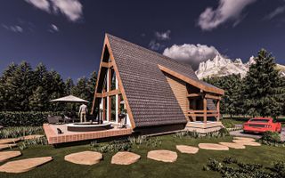 Casa noua in faza de proiect | A-frame | ideala investitie | Rasnov - Poză 6