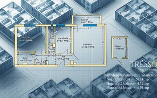 2 camere decomandat, 67 mp – Inel 2 Primo | Mobilat, parcare, boxa - Poză 2