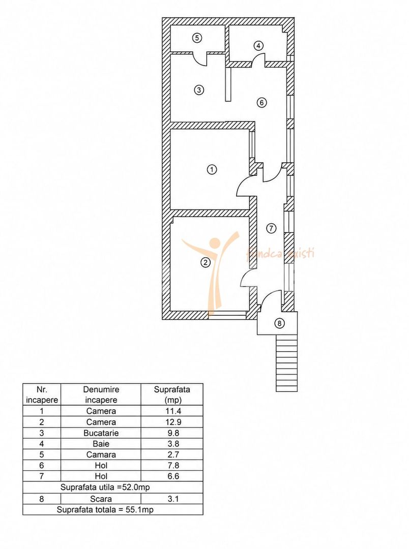 Casă de vânzare 5 camere | Giulesti | 110 mp | 200.000 EUR - Poză 25