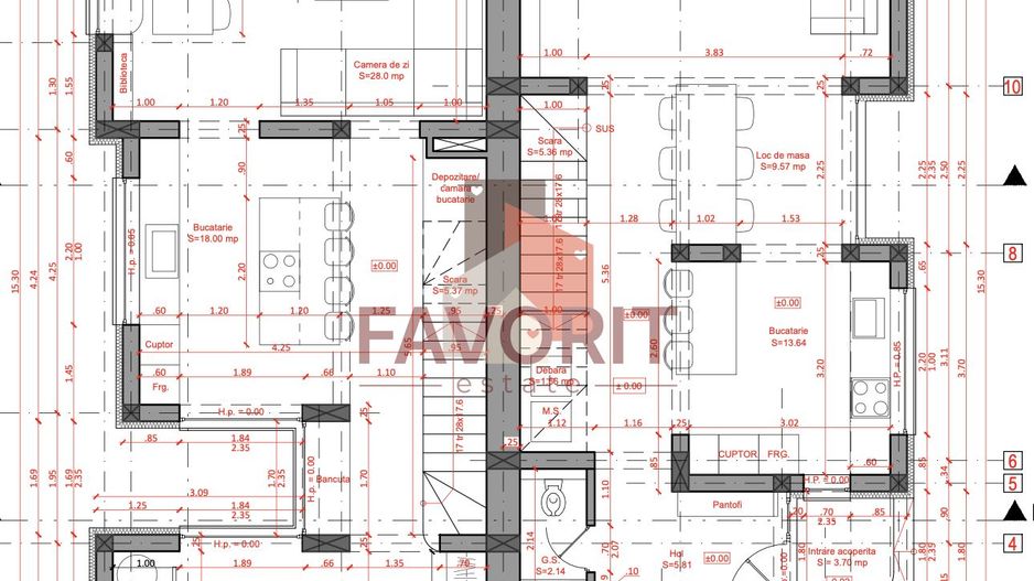 Comision 0%. Pozitie excelenta. Zid despartitor dublu - Schiță 15