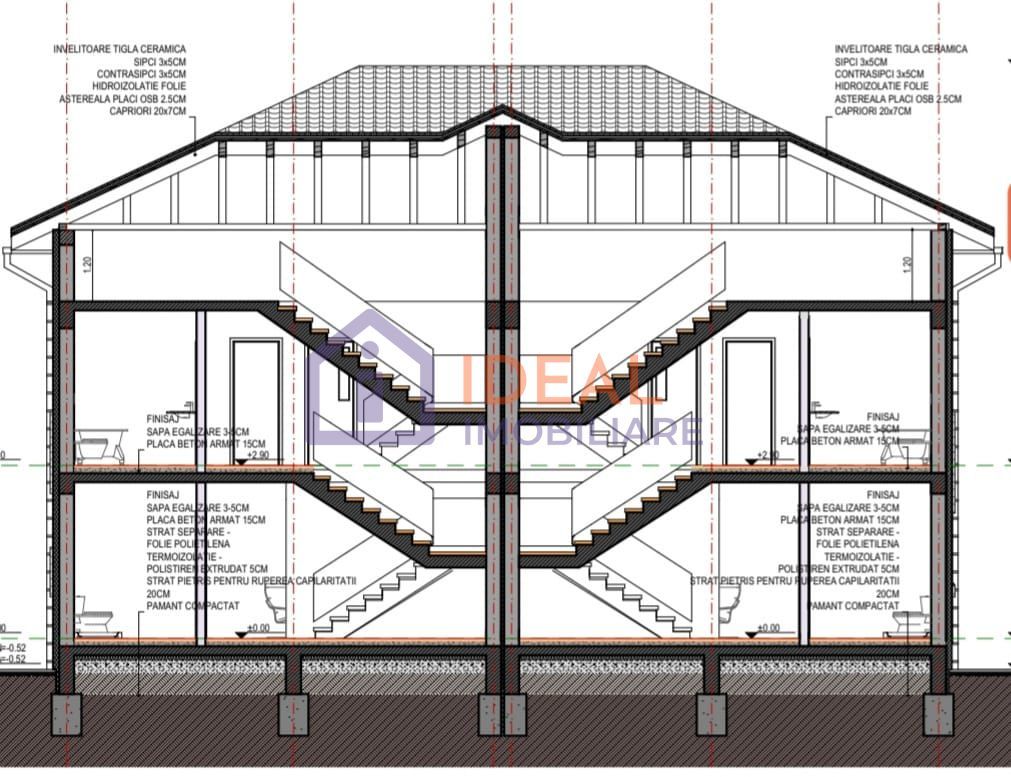 Duplex  Modern cu 6 camere, si teren de 270 mp, in Selimbar - Schiță 11