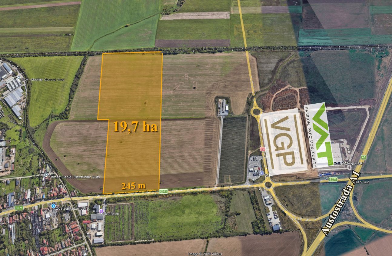 TEREN INDUSTRIAL – ARAD | POZIȚIE STRATEGICĂ E671 – A1 - Schiță 6
