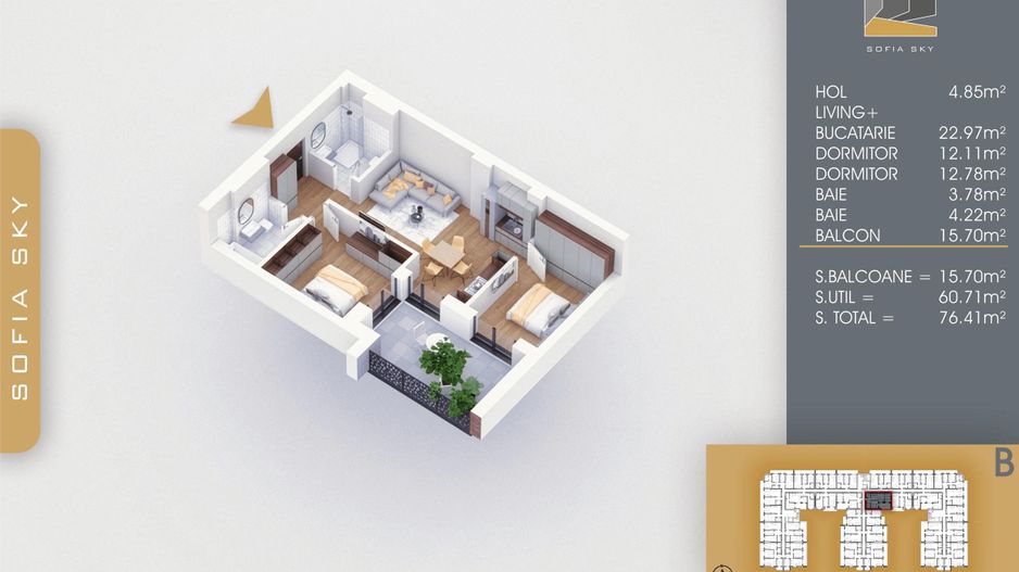 Apartament 2 camere Pallady, Metrou N.Teclu 8 min. Stoc limitat - Poză 14