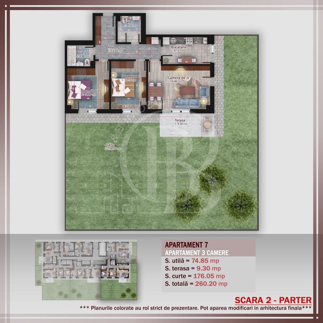 3 camere cu  gradina  Titan Pallady Metrou Nicolae Teclu - Schiță 2