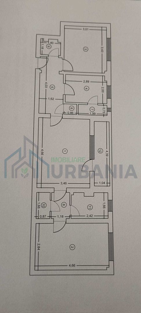 Apartament 3 camere de vanzare, Tatarasi, strada Stejar nr. 31, etaj 3 din 4 - Poză 1